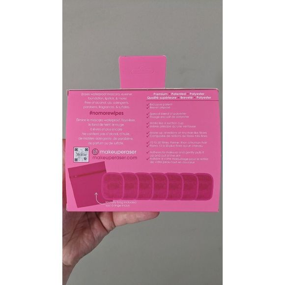 The Original MakeUp Eraser 7 Day Set Pink Reusable Makeup Remover Pads - Picture 5 of 6
